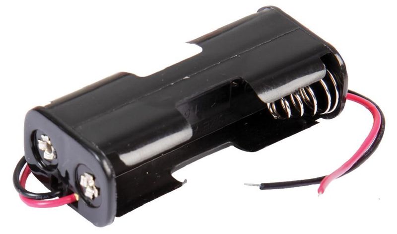 Multicomp Pro (MP000329) Battery Holder, Wired, 2 x AA