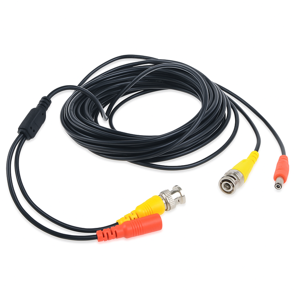 20m Monitoring Cable - Integrated, CCTV, 3.3mm