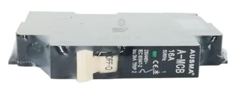 3 x Ausma Mini Rail Circuit Breaker 1p 16A