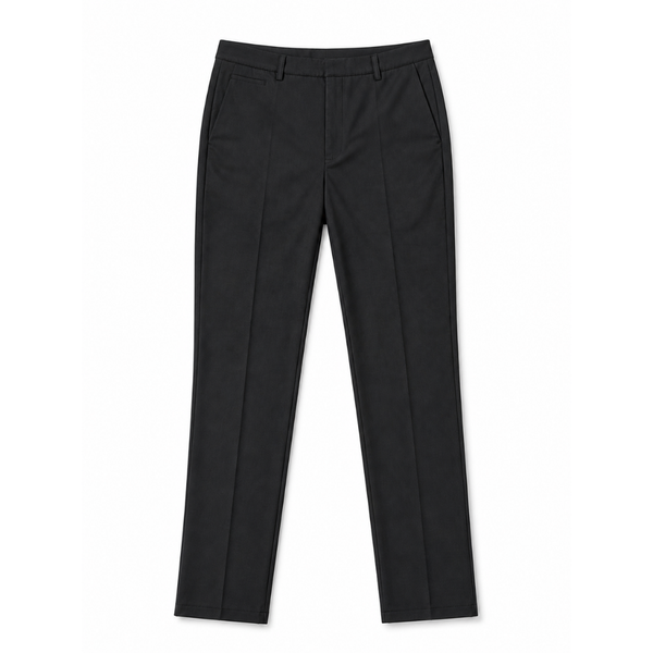 Women's Black Pleather High-Waist Pants