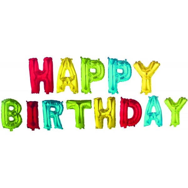Air-filled Happy Birthday
