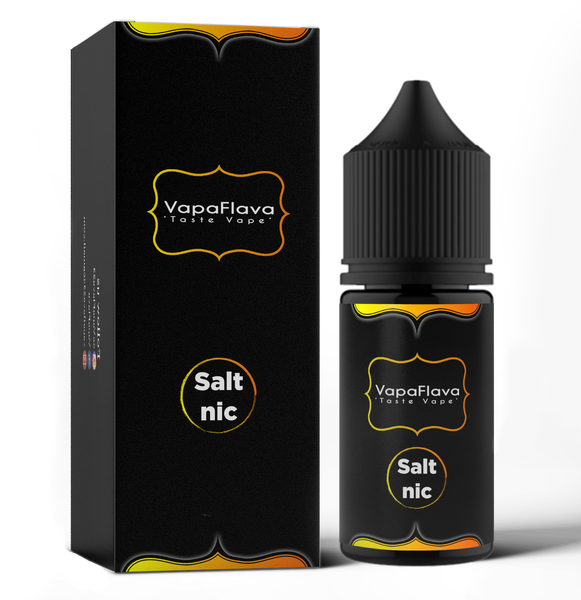 Vapaflava-Peach &amp; Custard 50mg Salt Nic Vape Juice E-Liquid