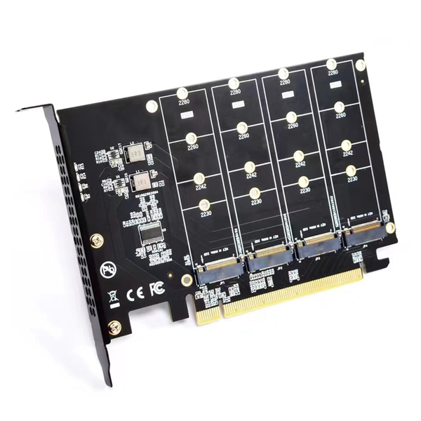 M 2 Nvme To Pcie Adapter Gen4 X16 Expansion Card Compatible With 2230