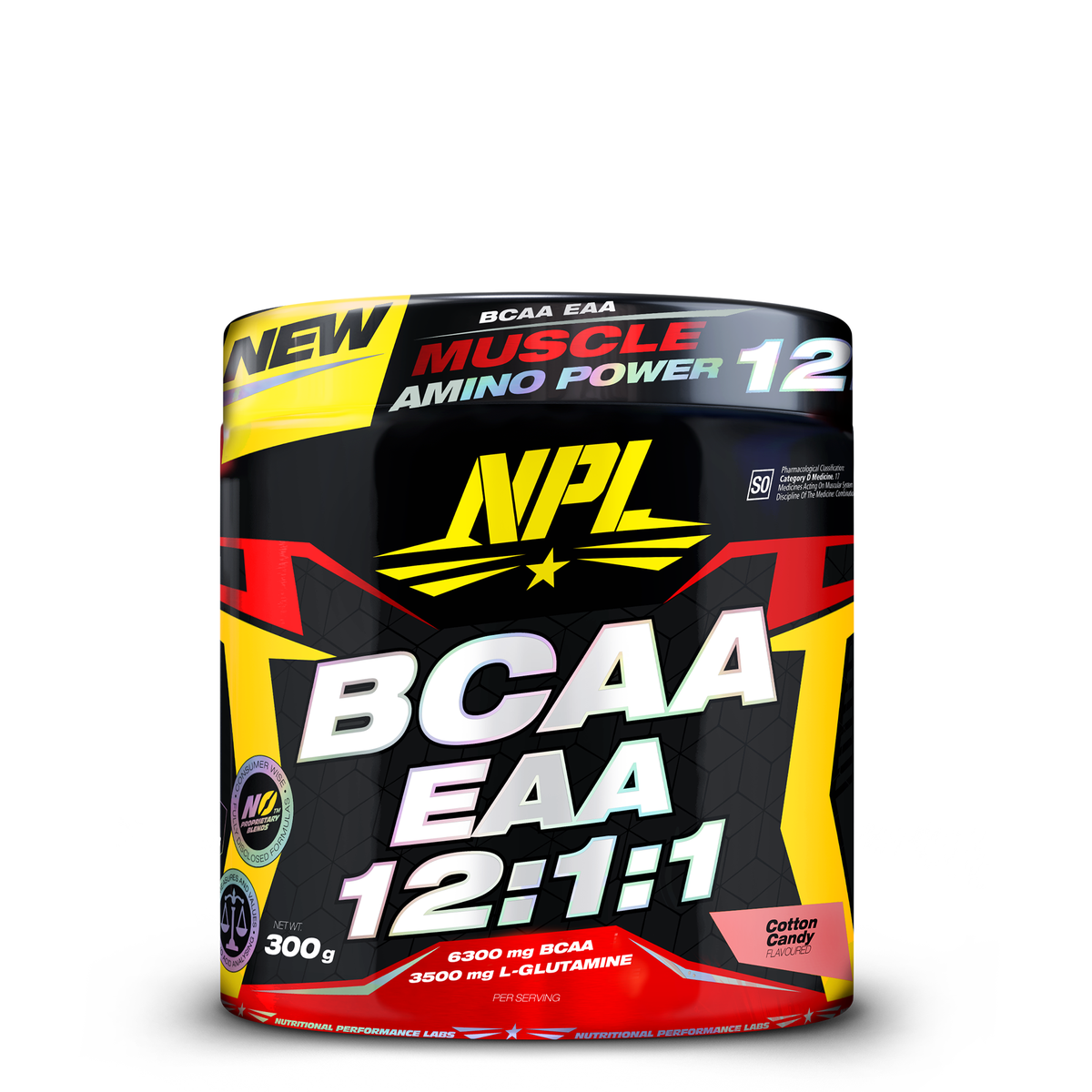 BCAA EAA 12:1:1 300g - Cotton Candy
