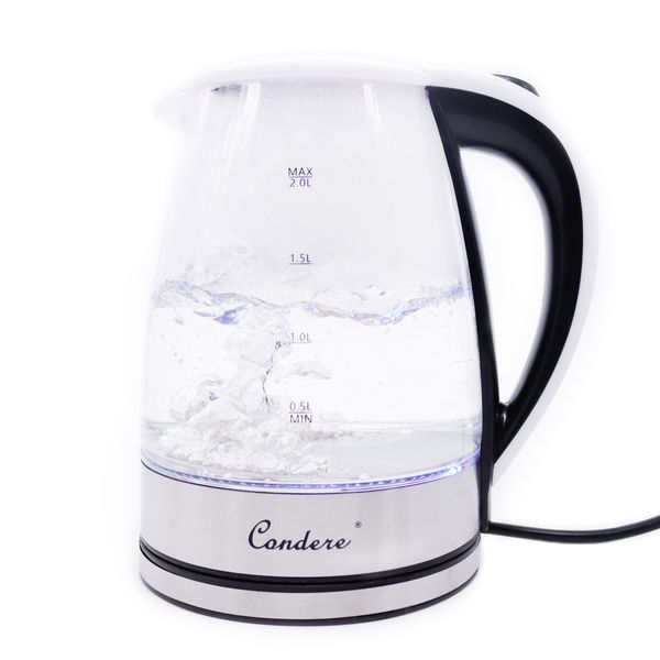 Condere - 2.0L Electric Glass Kettle - LX-3002