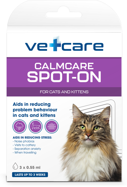 Vetcare Calmcare Spot On for Cats &amp; Kittens 3 x 0.55ml