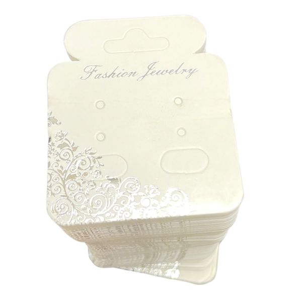 Earring Cards - 200-Pack Hanging Earring Card