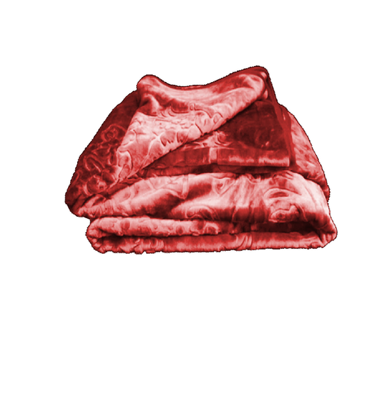 Diamond 1 Ply Embossed Super Soft Mink Blanket Brown