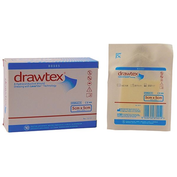 Drawtex Wound Dressing 5x5cm 10's