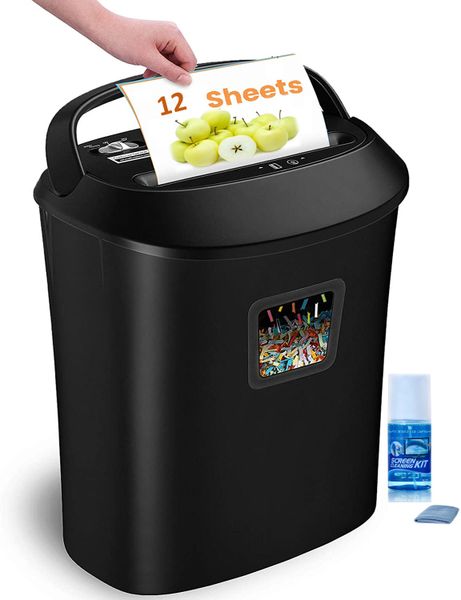ProMax Paper Shredder 12-Sheet Cross-Cut Shredder