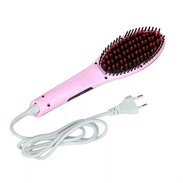 Hot Comb Brush Temperature Control Balanced Humidity Fast Hair ...