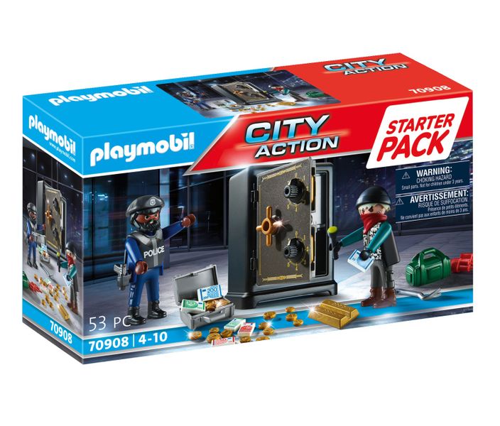 Playmobil - Action Heroes - Starter Pack Bank Robbery - 53 Pieces