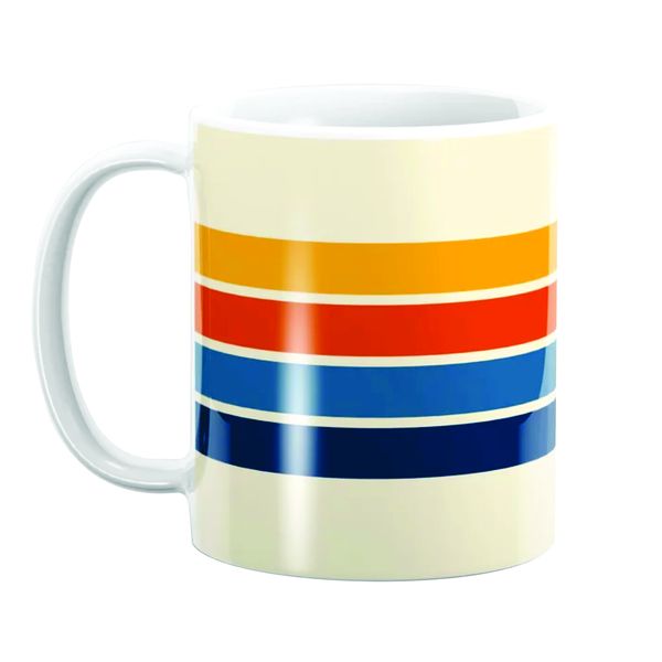 PepperSt Mug - Classic Retro Stripes