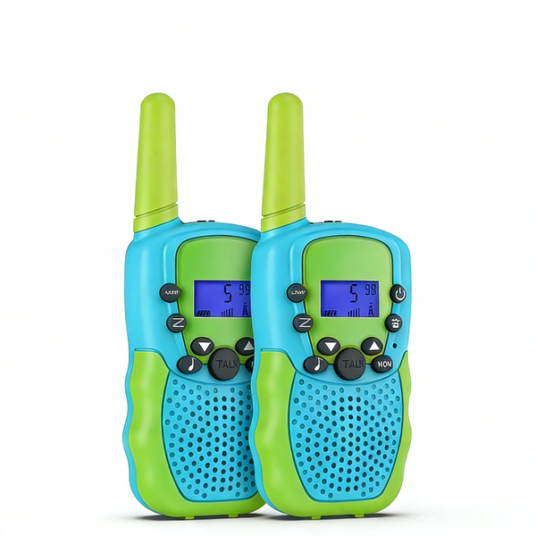 2PCS Walkie Talkies for Kids Rechargeable - 3KM Long Range Handheld Walkie