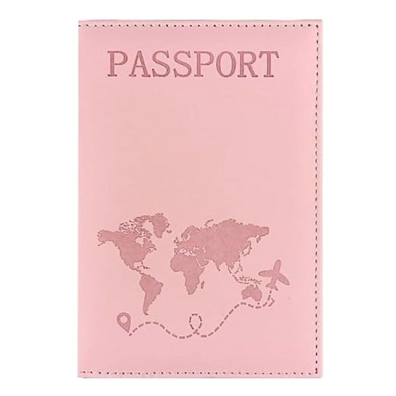 Portable Universal Passport Cover PU Leather Airplane Travel Wallet