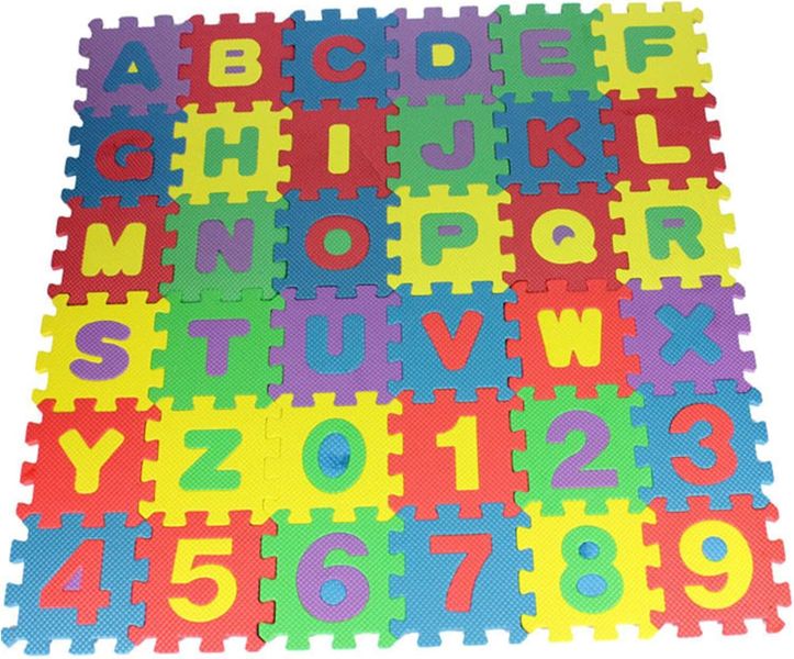 Foam Jigsaw Floor Tiles, Number Alphabet Foam Baby Play Mat Soft EVA