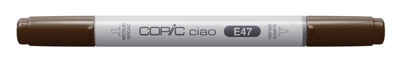 Copic Ciao Marker - Dark Brown E47