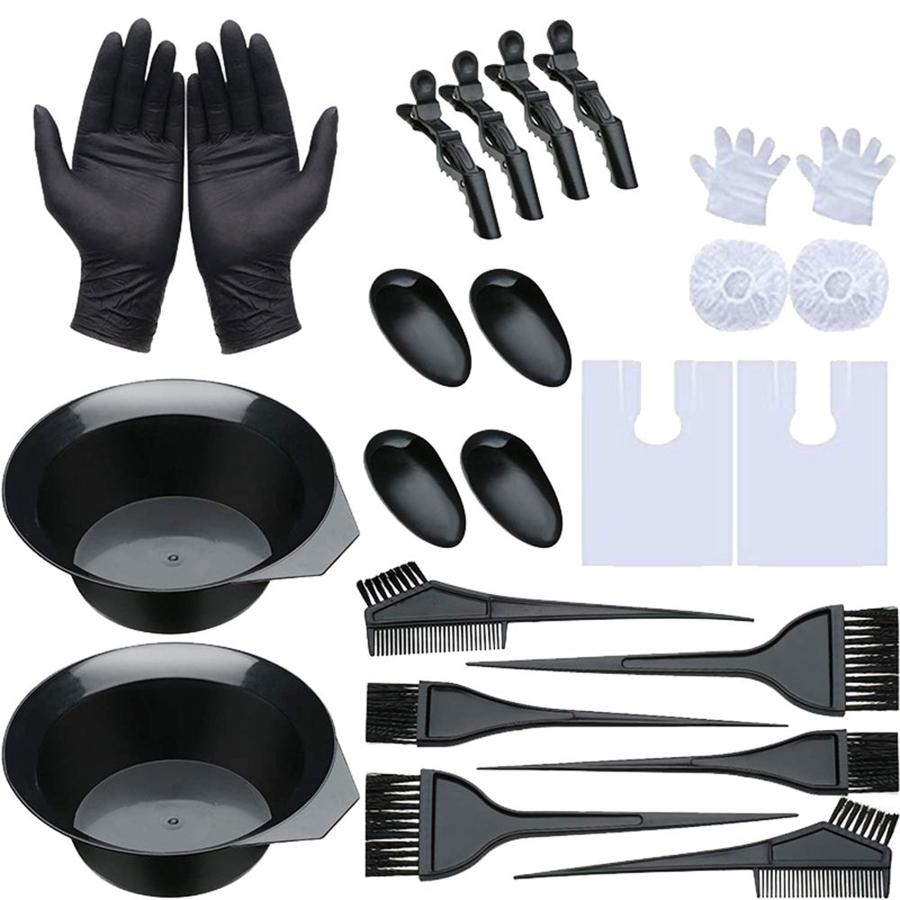 Professional DIY Hair Dyeing Tool Set for Salon and Home Use 26 Piece