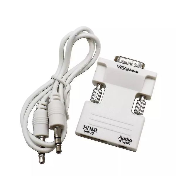 Full HD 1080P HDMI to VGA Converter Adapter with 3.5mm Audio