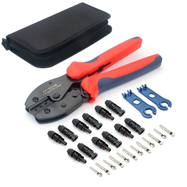 MC4 Tool Crimping Pliers Set Solar Panel Cable Crimping Kit for Solar Panel