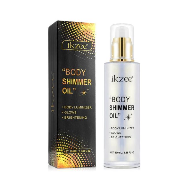 ikzee Liquid Face &amp; Body Shimmer Oil - 100ml