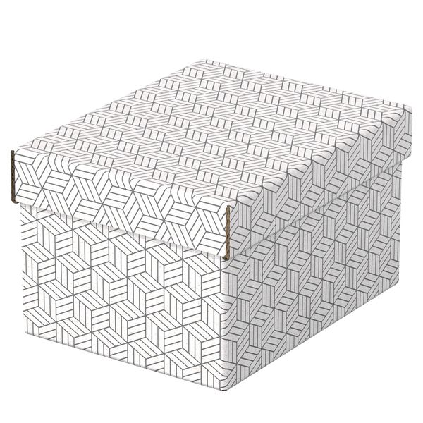 Esselte 3 Piece Storage Box set 3 Pack - Large White