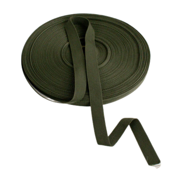 25Mm Polyprop Webbing - Army Green