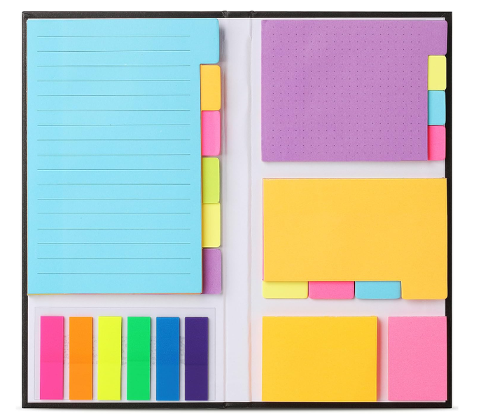 Sticky Notes Set, 410 Pack, School Planner Sticky Note Dividers Tabs