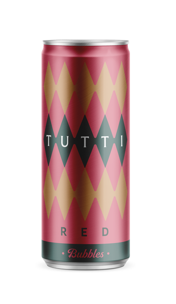 Tutti - Red Sparkling Wine - 24 x 250ml Cans
