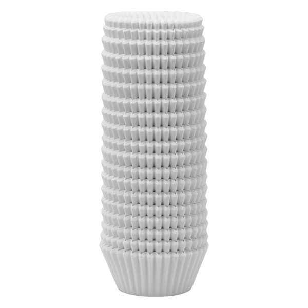 Regent Cake Cups White In Shrink Tube 500 Piece, (50X32.5Mm)
