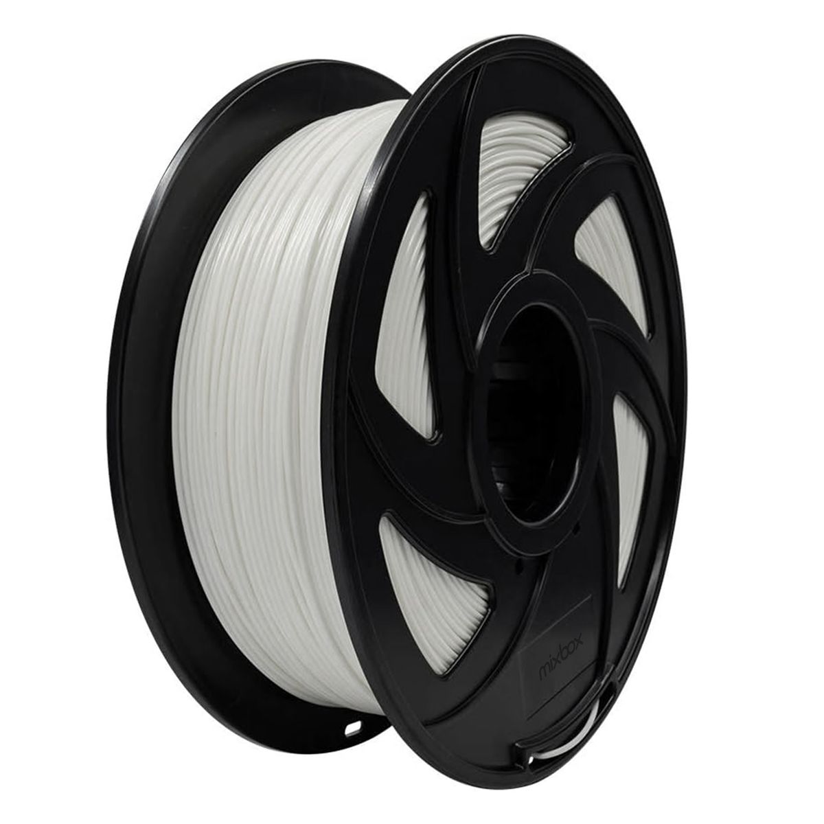 Mix Box 3D Printing PLA Silk Filament 330m,1.75mm ,1KG-White