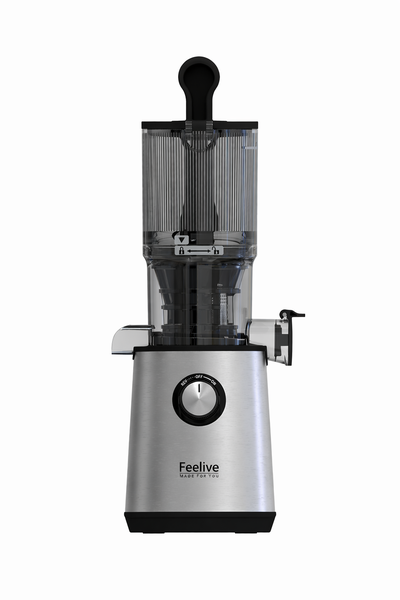 Feelive Cold Press Slow Juicer - 108mm Wide Feed Chute, Easy Clean Design