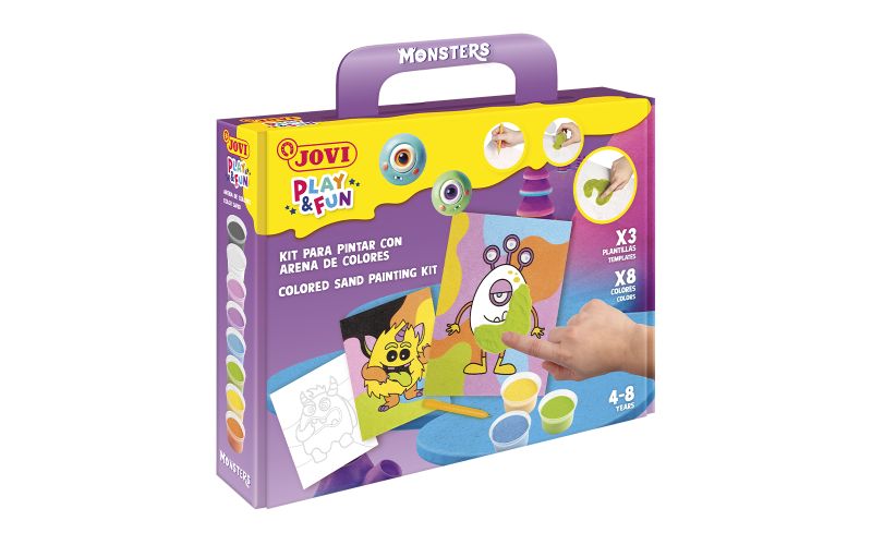 JOVI Sand Painting Kit - Monsters
