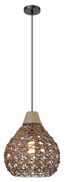 Rustic Charm Wire-Woven Pendant Light - PEN852 Natural