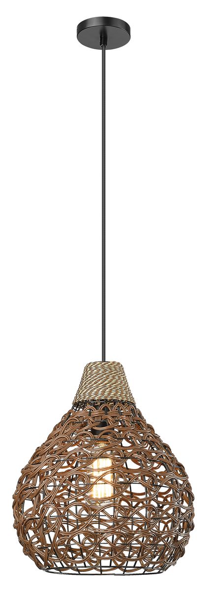 Rustic Charm Wire-Woven Pendant Light - PEN852 Natural