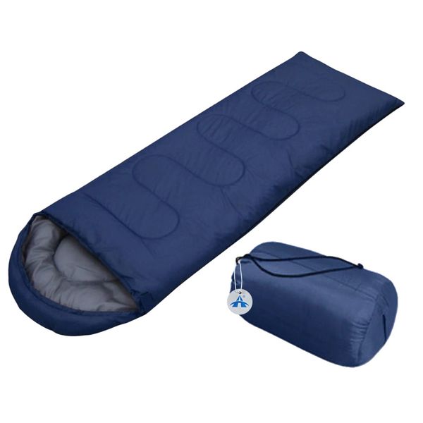 Lightweight Envelope Hooded Camping Sleeping Bag (180+30) x 75cm