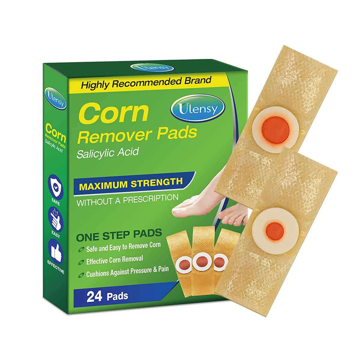 Corn Removers for Feet, 24 Pack, 2 Size Corn Removers for Toe | Shop ...