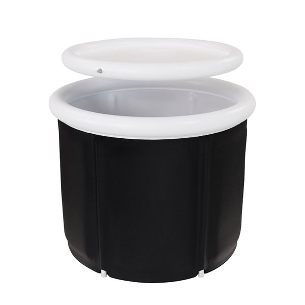 Soul Dip Pod Inflatable Portable Ice Therapy Tub - Black-Recovery, Athletes