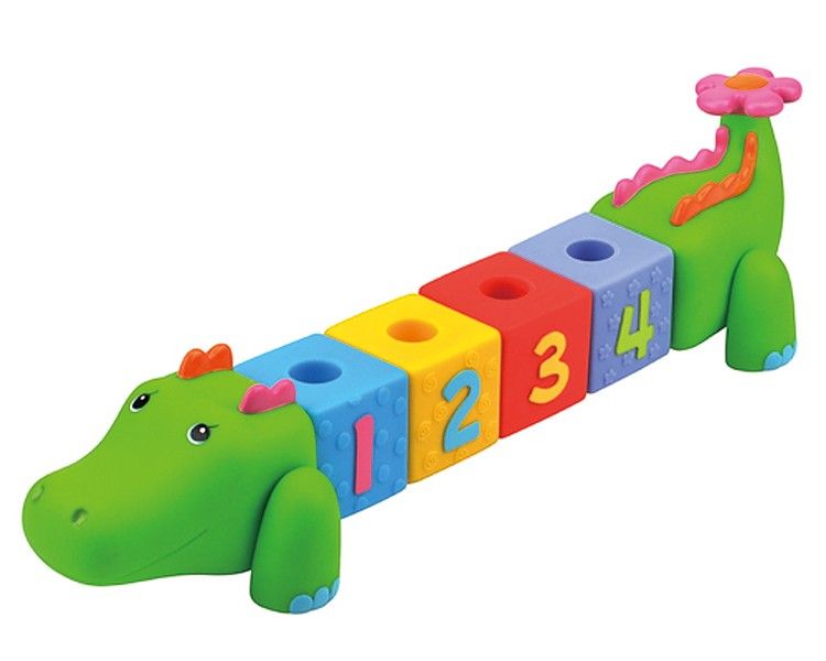 K's Kids - Popbo Blocs Cubic Crocobloco Baby Blocks Educational Toy for 6m