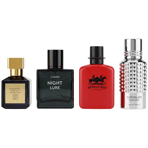 4 Pack Only You Premium Men's Eau De Parfum Gift Set 30ml for Him EDP
