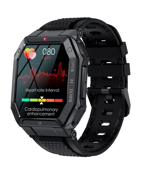 Camzio K55 Rugged Military Smartwatch Compatible with Android/iPhone