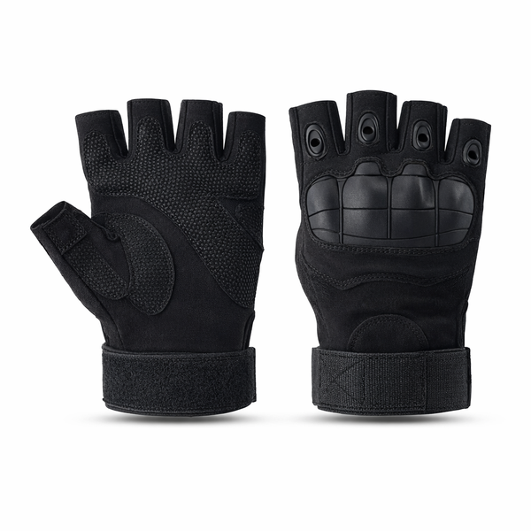 Premium Half-Finger Tactical Gloves with Hard Knuckle Protection