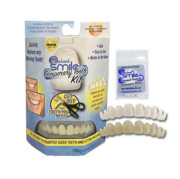 Cut and Use Denture Teeth Repair Kit with Filling Glue
