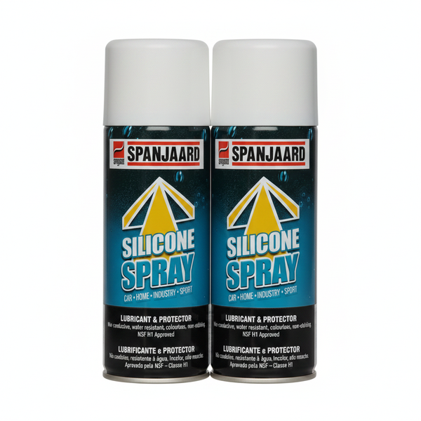 Spanjaard Silicone Spray 400ml - Lubricant &amp; Protector for Metal, - 2 Pack