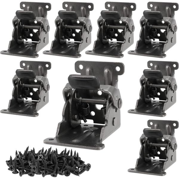 8 Pack Table Legs Foldable Hinges, 0-90 Degree