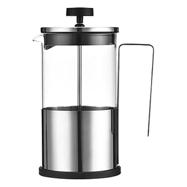 Regent Soho Coffee Plunger with Stainless Steel Frame 6 Cup, (600ml)