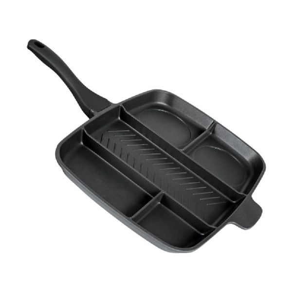 5 In 1 38cm Non-Stick Grill Pan