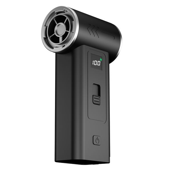 Handheld Jet Fan 130000 RPM Stepless Speed Car Dryer Cleaning Tool Black