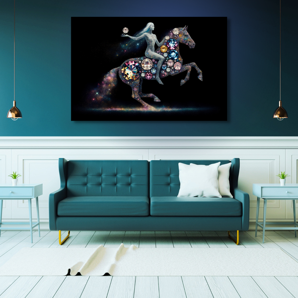 Canvas Wall Art Decor - Diamond Lady Artwork
