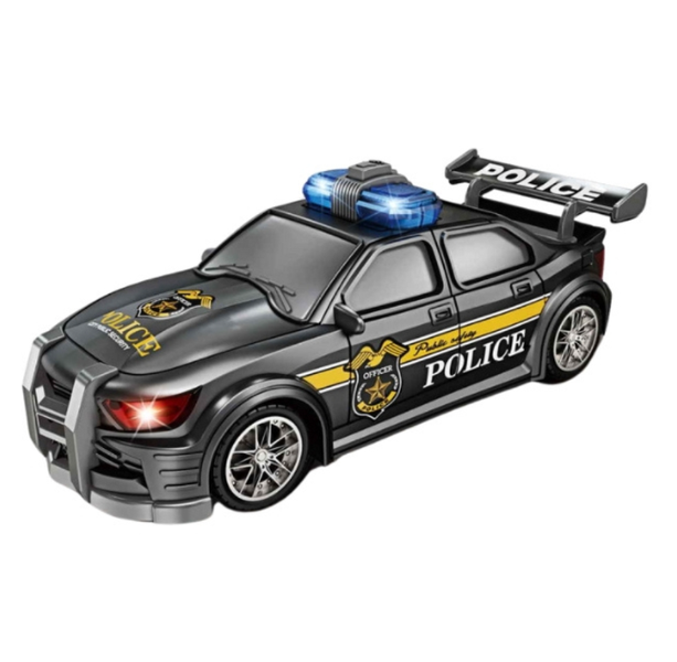SamMag Biz Police Car Friction Powered-Gift for Boys &amp; Girls Ages 3+